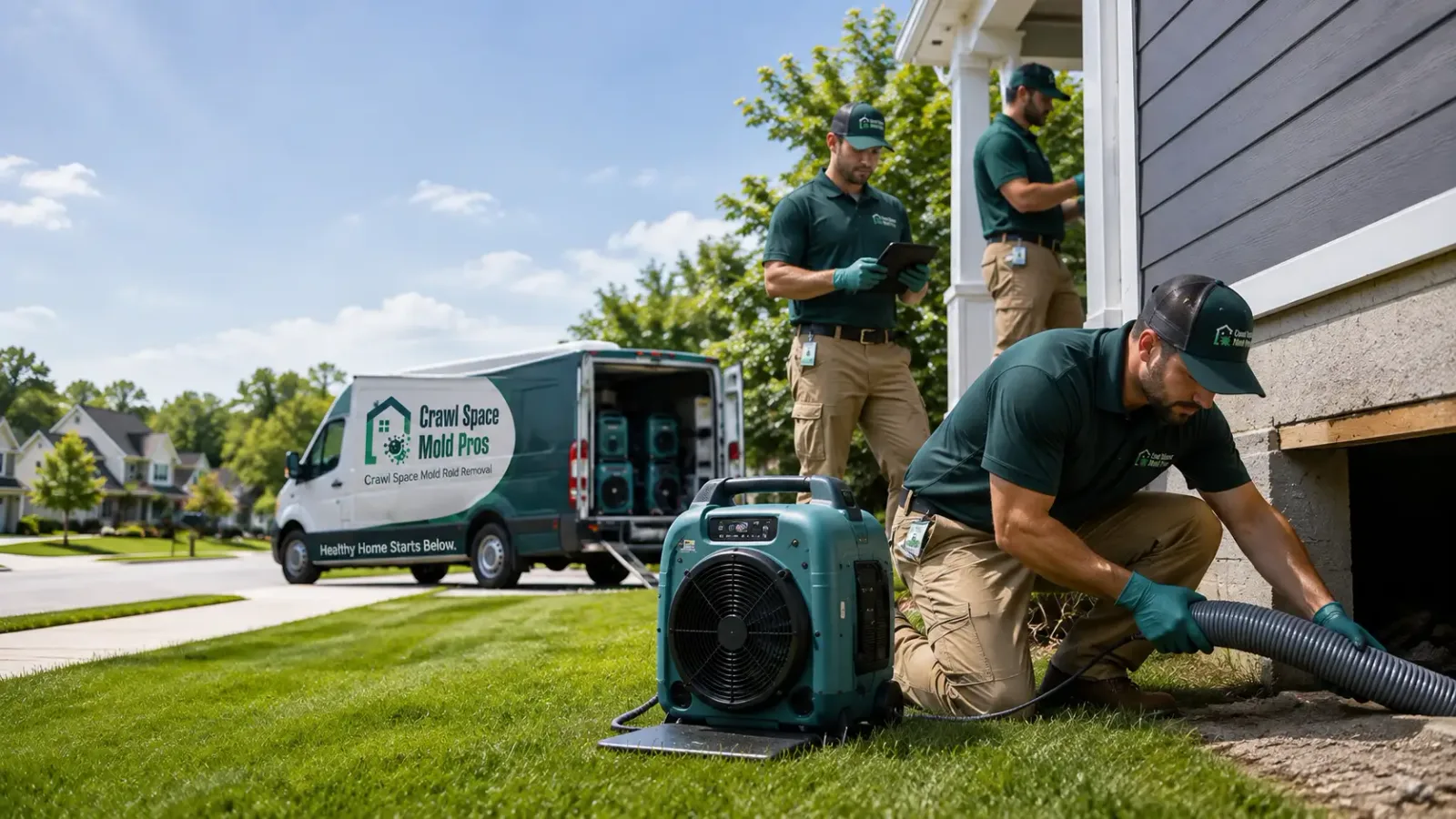 Crawl Space Mold Removal in Lansdale, PA